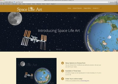 Space Life Art Website
